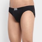 Men's Cotton Brief, काला, small image number null